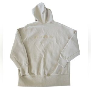 NWOT LE LA LO Embroidered Mama Oversized Zip Front Hoodie Jacket